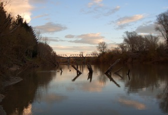 Wairoa River at Railway Bridge