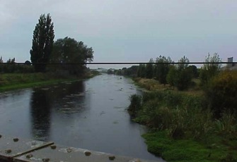 Clive River upstream of Whakatu Rail Bridge