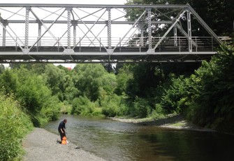 Mangaone River at Rissington