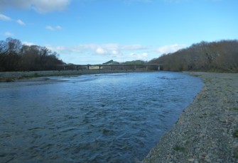 Tukituki River at SH2 bridge