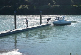 Patea at boat ramp
