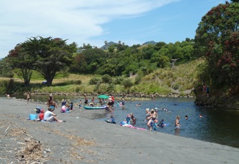 Oakura River 200 m upstream of mouth