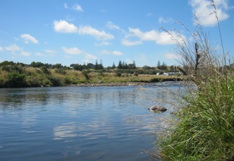 Waiwhakaiho River at Rotomanu
