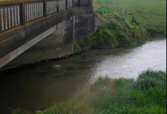 Awaroa River (Waiuku) at Otaua Rd Br opp Moseley Rd