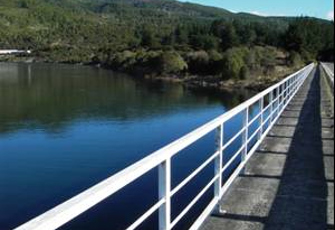 Tokaanu Power Station Tailrace Canal at SH41 Bridge Over Canal