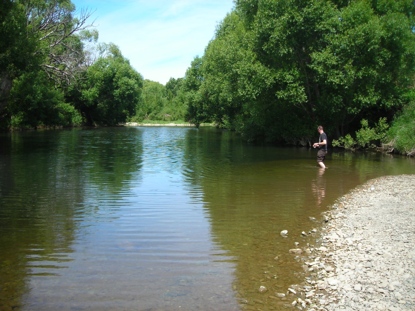 Black Hole River