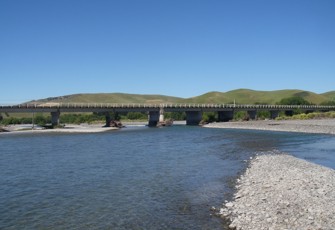 Waiau River near township upstream