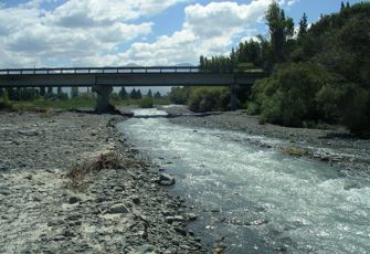 Kowhai River at SH 1 upstream