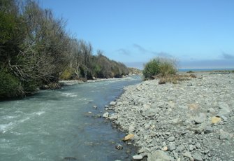 Kowhai River at SH 1 downstream