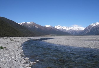 Waimakariri River at Bealey upstream