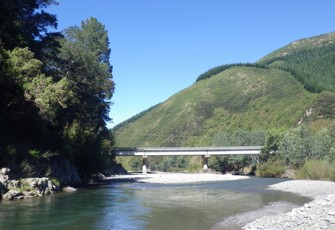 Conway River at SH1 downstream 2014