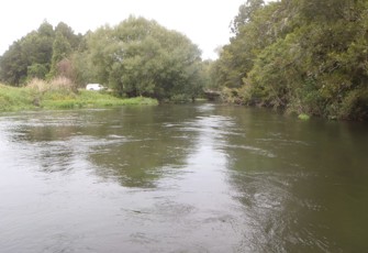 La Fontaine Stm @ Airstrip Fishing Access looking upstream