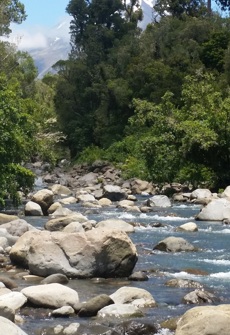 Waiwhakaiho river at National Park Boundary (2)