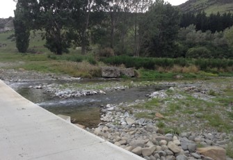 Evans downstream