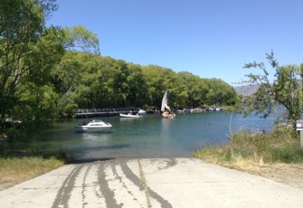 Boats at Waitangi camp