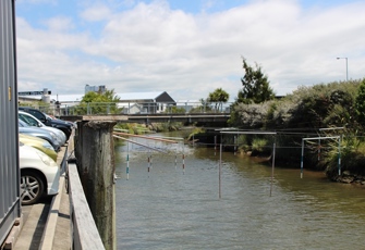 Kopurererua at McCord Ave - Upstream/bridge