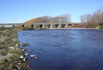 Pareora River at SH1 looking downstream