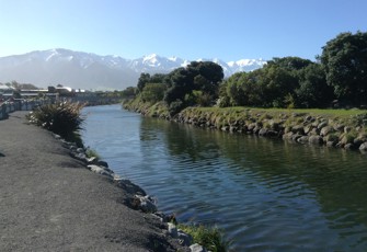 Lyell Creek Lagoon looking upstream