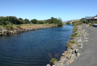 Lyell Creek Lagoon looking downstream
