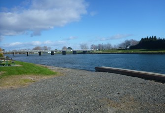 Clive River at boat ramp