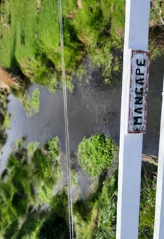 Mangapē Creek at Waitangi Wharf Owenga Road